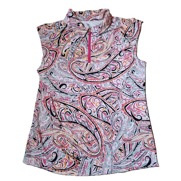 Emerald 18 sleeveless quarter zip womens large - Picture 1 of 9
